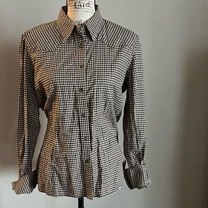 Polo Jean Company Ralph Lauren Striped Long Sleeve Button Down Shirt woman’s XL